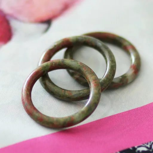 ANNEAU DE TWILL - UNAKITE.webp