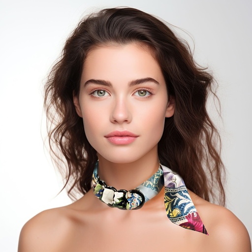 COLLIER SOIE - ONYX - M7