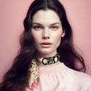 COLLIER SOIE - ONYX - M10