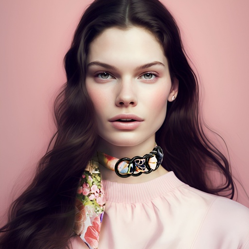 COLLIER SOIE - ONYX - M10