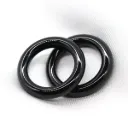 ANNEAU DE TWILL - ONYX NOIR