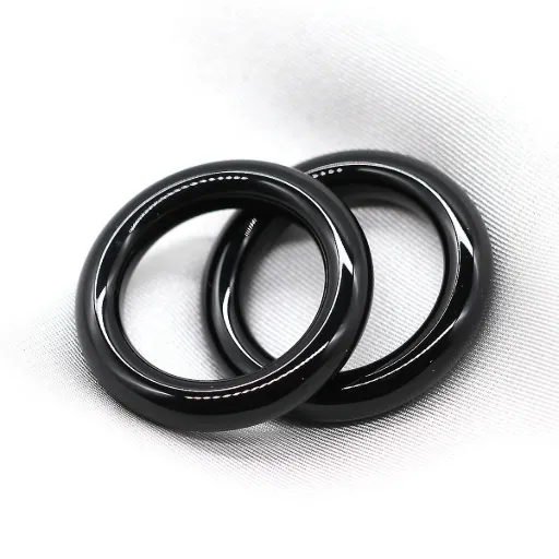 ANNEAU DE TWILL - ONYX NOIR