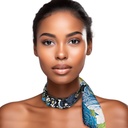 COLLIER SOIE - ONYX - W6