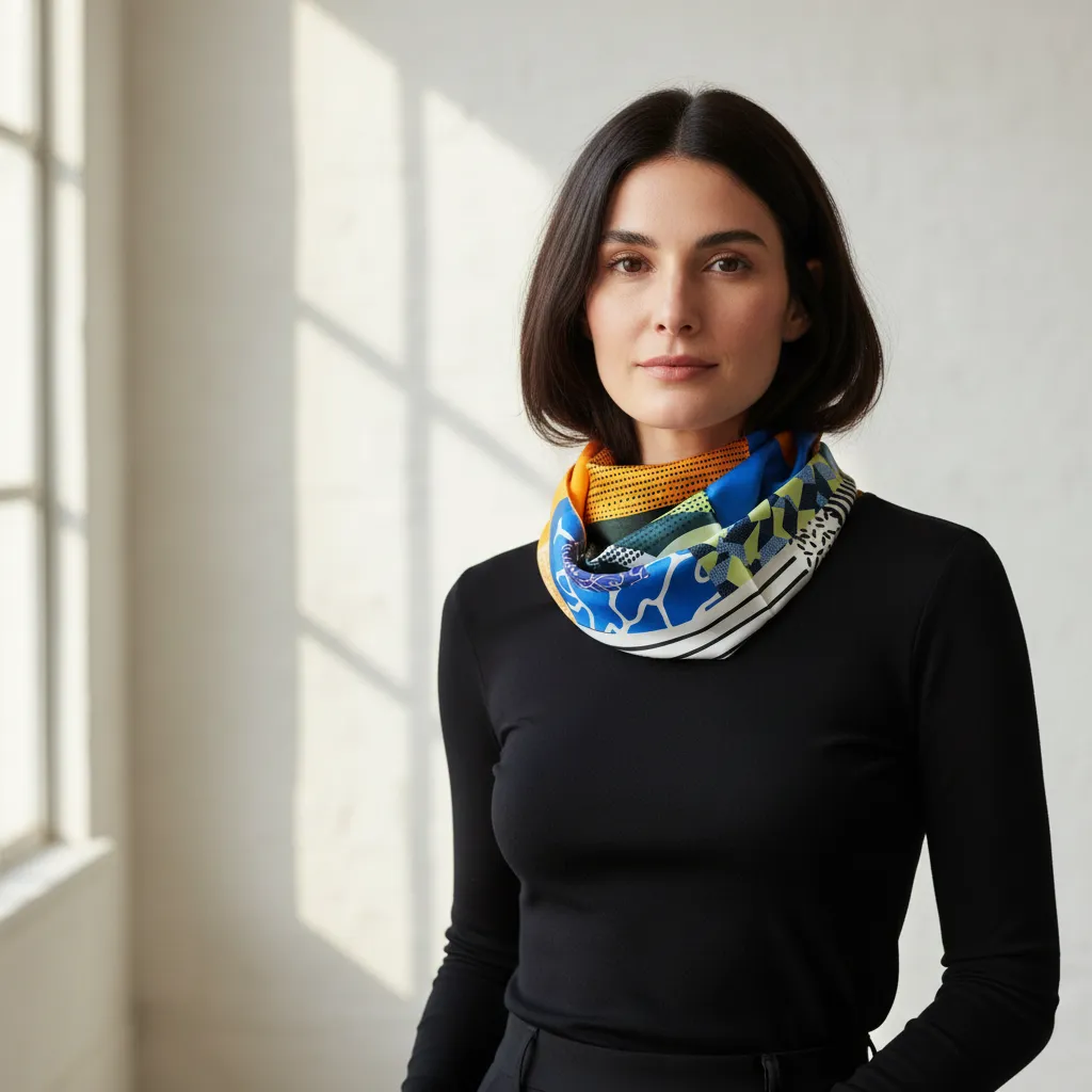FOULARD SNOOD - B7