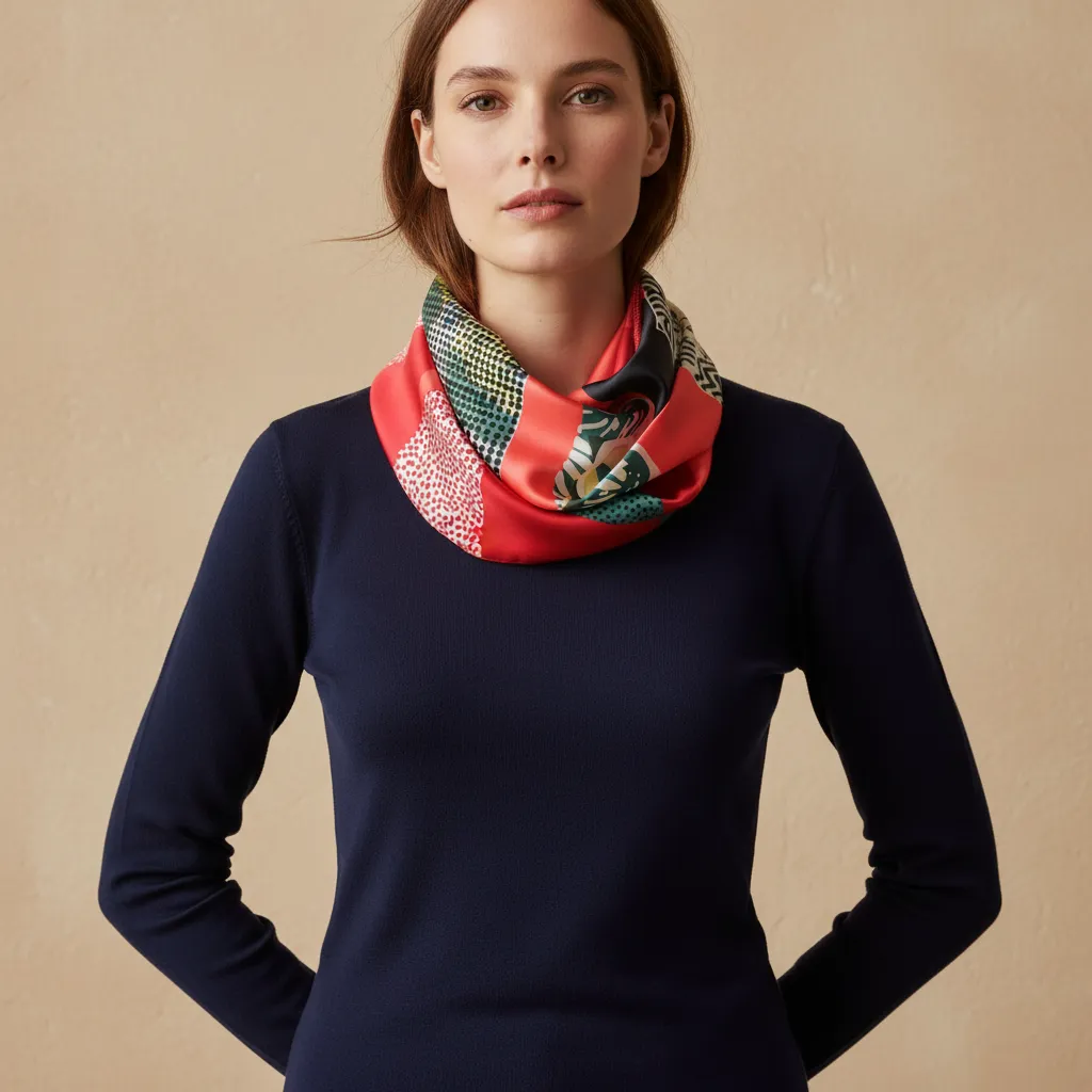 FOULARD SNOOD - B8
