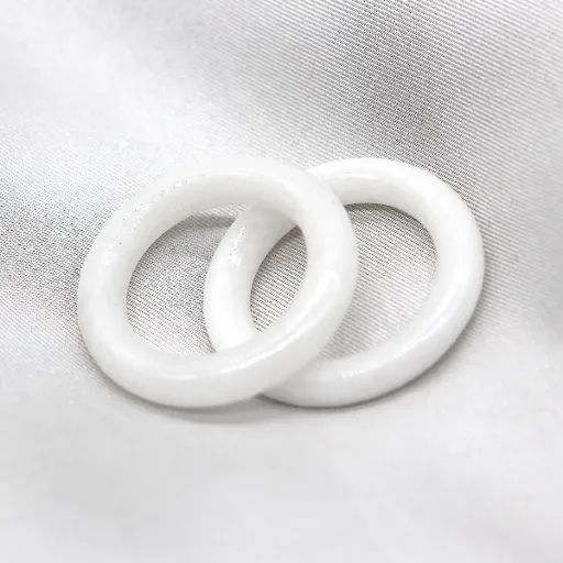 ANNEAU DE TWILL - JADE BLANC
