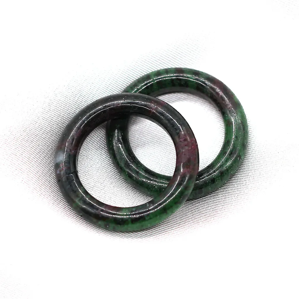 ANNEAU DE TWILL - RUBIS ZOISITE
