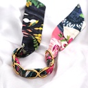 BRACELET ANNEAUX OR & SOIE - R11