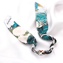 BRACELET ANNEAUX ARGENT & SOIE - W5